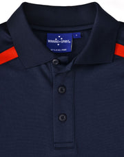 Men's Sustainable Poly/Cotton Contrast S/S Polo