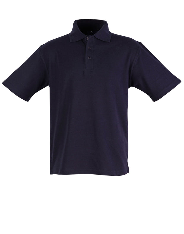Unisex poly/cotton pique S/L
