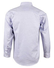 Men's Dot Contrast Long Sleeve Shirt