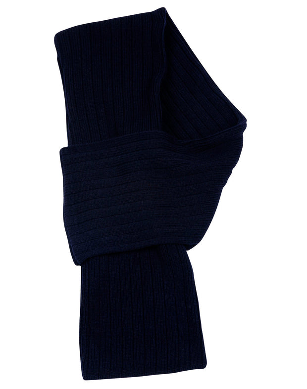 Cable Knit Scarf (Acrylic knit with cable row feature)