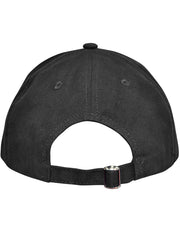 Heavy brushed cotton cap buckle on back