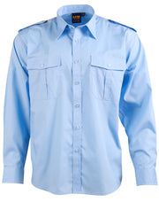 Unisex epaulette shirt,long sleeve.