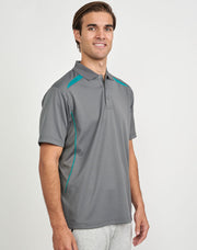 Men's Sustainable Poly/Cotton Contrast S/S Polo