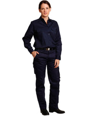 Ladies' Heavy Cotton Pre-Shrunk Drill Pant