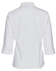 Ladies' 3/4 sleeve teflon shirt