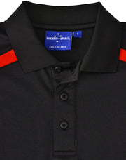Men's Sustainable Poly/Cotton Contrast S/S Polo