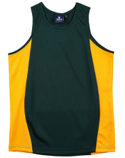 Kid's truedry contrast mesh singlet