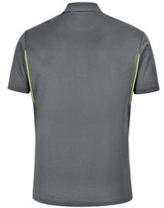 Men's Sustainable Poly/Cotton Contrast S/S Polo