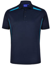 Men's Sustainable Poly/Cotton Contrast S/S Polo