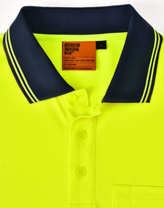 Unisex Cooldry Segmented Safety L/S Polo