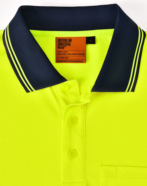 Unisex Cooldry Segmented Safety L/S Polo