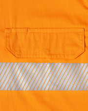 Hi-Vis Cool-Breeze Safety L/S Shirt (Segmented Tape)