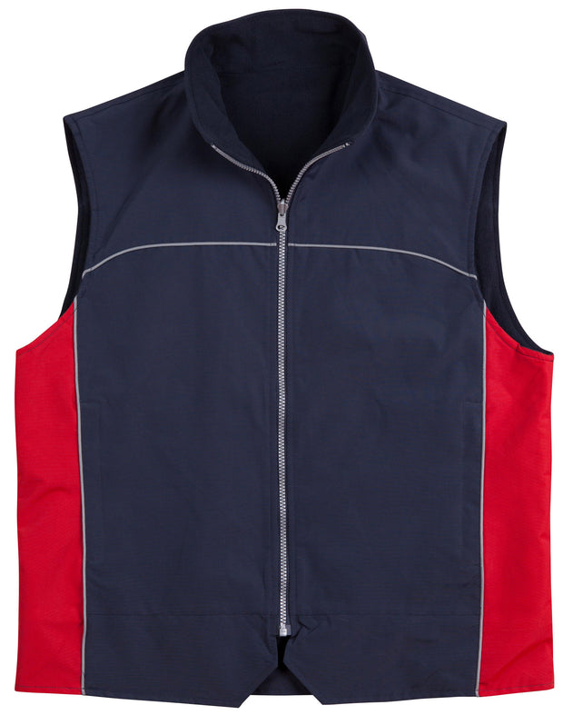 3 in 1 Jacket, silver relective piping