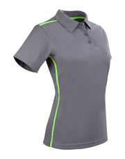 Ladies' rapid cool short sleeve contrast polo
