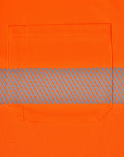 Unisex Cooldry Segmented Safety S/S Polo