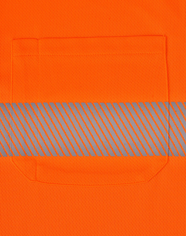 Unisex Cooldry Segmented Safety S/S Polo