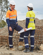 Drill pant pocket on leg with 3M Tapes