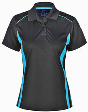 Ladies' Cooldry S/S Contrast Interlock Polo