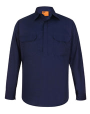 Cool-Breeze Closed Front L/S Work Shirt