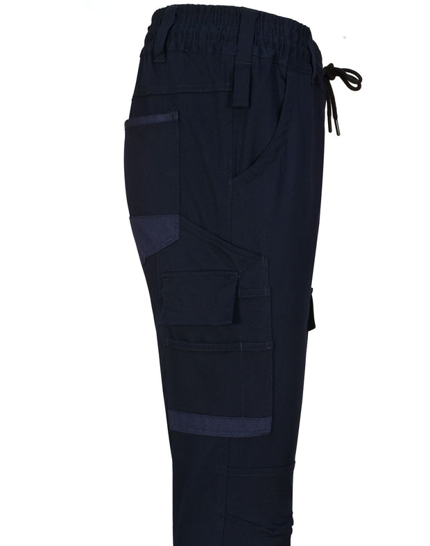 Unisex Cotton Stretch Drill Cuffed Work Pants