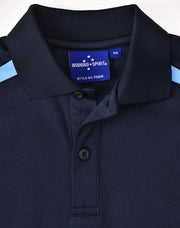 Kids' Sustainable Poly/Cotton Contrast S/S Polo