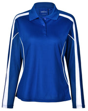 Ladies' TrueDry Long Sleeve Polo
