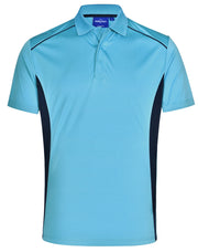 Men's Cooldry S/S Contrast Interlock Polo