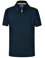Kids' Ultra Dry Short Sleeve Contrast Polo