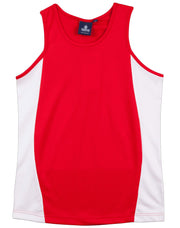 Kid's truedry contrast mesh singlet