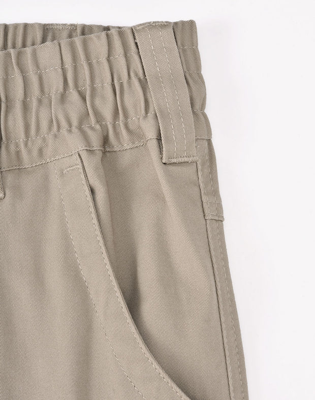 Unisex Cotton Stretch Drill Cuffed Work Pants