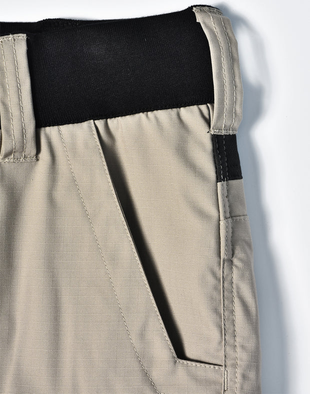 Rip-Stop Poly/Cotton Stretch Work Shorts