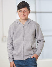 Kid's full-zip fleecy hoodie