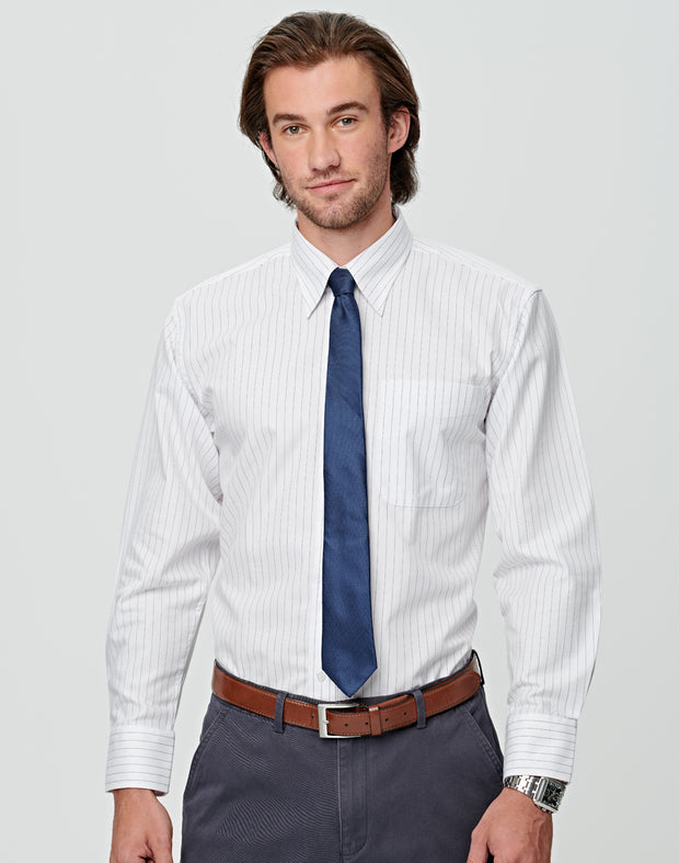 Mens L/S Stripe Shirt