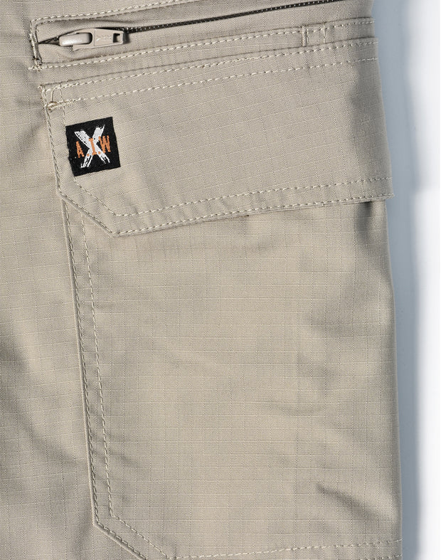 Rip-Stop Poly/Cotton Stretch Work Shorts