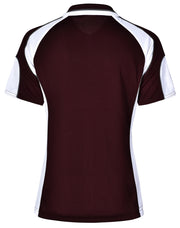 Ladies' Cooldry Contrast Polo With Sleeve Panel