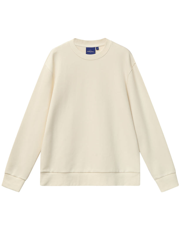 Unisex Airlayered CVC Crew Neck Sweater