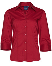 Ladies' 3/4 sleeve teflon shirt