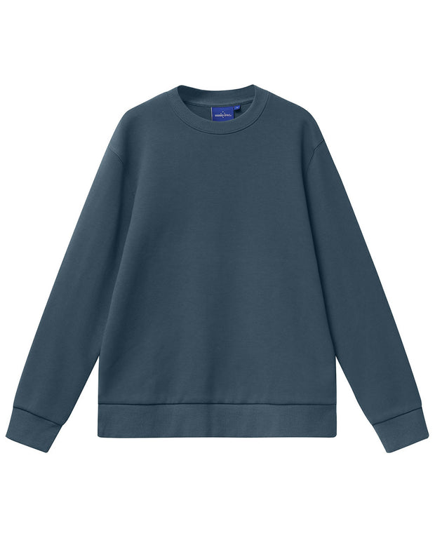 Unisex Airlayered CVC Crew Neck Sweater