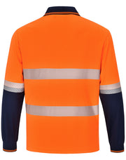 Unisex Cooldry Segmented Safety L/S Polo