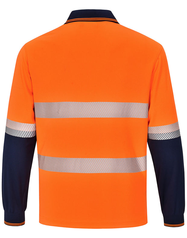 Unisex Cooldry Segmented Safety L/S Polo