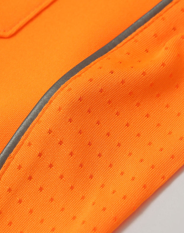 Hi-Vis Sustainable Cool-Breeze Truedry Safety L/S Polo