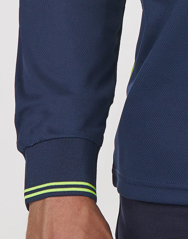 Unisex Cooldry Segmented Safety L/S Polo