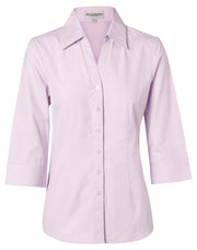 Women's CVC Oxford 3/4 Sleeve Shirt
