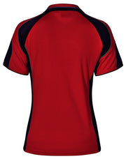 Ladies' Cooldry Contrast Polo With Sleeve Panel