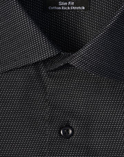 Men's Pin Dot Stretch S/S Shirt