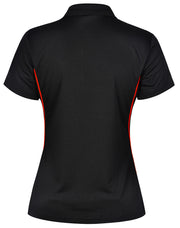 Ladies' Cooldry S/S Contrast Interlock Polo