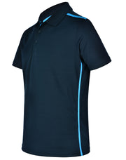 Men's rapid cool short sleeve contrast polo