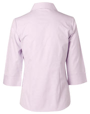 Women's CVC Oxford 3/4 Sleeve Shirt