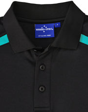 Men's Sustainable Poly/Cotton Contrast S/S Polo