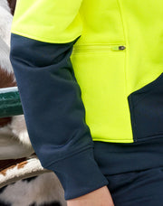 Hi-Vis Two Tone Water Resistant Fleece Hoodie